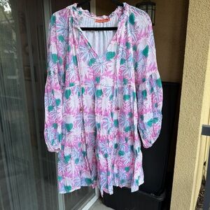 Oliphant Pink and White Dress